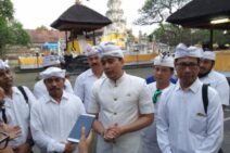 Peduli Gempa Sulteng, Kader Partai Demokrat Bali Gelar Doa Bersama di Pura Jagadnatha