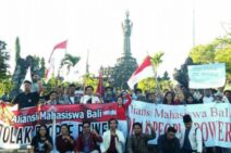 Mahasiswa se Bali Gelar Aksi Damai Turun ke Jalan Tolak People Power