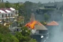 Jago Merah Ngamuk, Tiga Bangunan Villa Ludes Terbakar