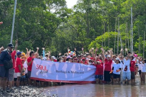 SOUL Action Menanam 5000 Mangrove: Berkolaborasi dengan KAGAMA Bali melindungi keberlangsungan Bali sebagai ikon dunia.