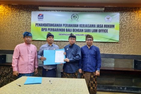 Perbarindo Bali Jalin Kemitraan dengan Made Sari Law Office