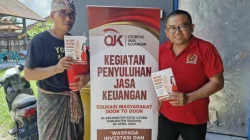 Agung Rai Wirajaya bersama OJK Gandeng Yayasan Agung Wirabumi Ingatkan Masyarakat Waspada Jasa Keuangan Ilegal