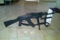 Oknum PNS di Tangkap Polisi Karena Pemilik Senjata Laras Panjang AK 47