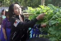 Selly D. Mantra Ajak Masyarakat Memanfaatkan Pakarangan