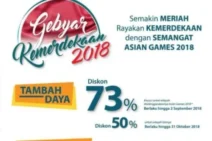 PLN – “Gebyar Kemerdekaan 2018” Diskon Biaya Penyambungan (BP) Tambah Daya