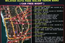 Polresta Denpasar Lakukan Pengalihan  Arus Lalu Lintas di Kuta Saat Malam Pergantian Tahun