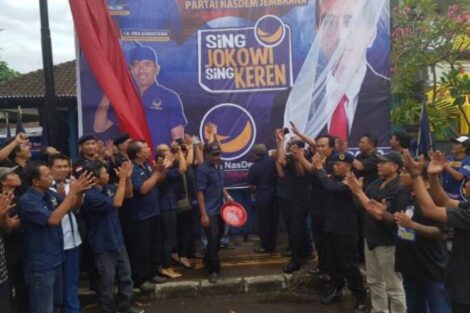 Partai NasDem Jembrana Resmikan Balai Rakyat Komando Pemenangan Jokowi-Ma’ruf Amin