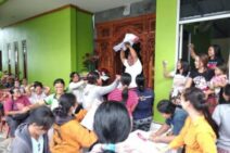 Caleg Gerindra Ngurah Aryawan Gelar Edukasi Cara memilih Dibarengi Kuis