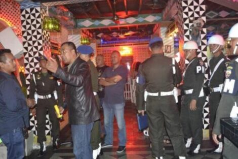 Petugas Gabungan Razia THM di Kota Denpasar dan Kabupaten Badung