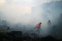 Gudang Rongsokan Terbakar