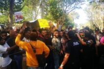 Unjuk Rasa Mahasiswa Papua Dibubarkan Paksa