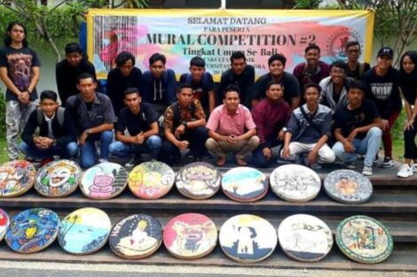 Jaring Bakat dan Minat FT Universitas Dwijendra Adakan “Mural Competion jilid 2” se Bali