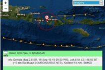 Mataram Diguncang Gempar 2,8 SR, BMKG Sebut Tidak Berpotensi Tsunami