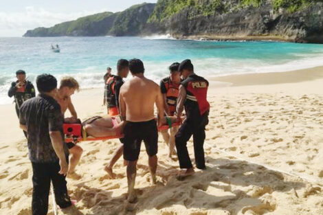 Polsek Nusa Penida Atensi WNA Tewas saat Snorkling