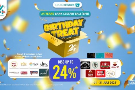 Ulang Tahun Ke-24, Bank Lestari Bali (BPR) Gandeng UMKM Siapkan Promo Spesial