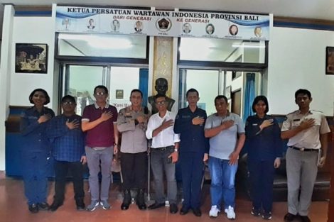 Pererat Sinergitas Kabid Humas Polda Bali Sambangi PWI Bali