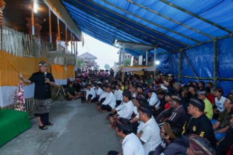 Bupati Giri Prasta Hadiri Karya Atma Wedana Banjar Juwuk Legi di Baturiti Tabanan