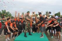 Turnamen Liga Sepak Bola Antar Kampung (Tarkam) Dandim Jembrana Cup II Tahun 2023 Resmi Ditutup