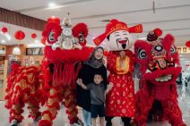 Bandara Ngurah Rai Tampilkan Barongsai