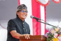 Bupati Giri Prasta Meletakan Batu Pertama Pembangunan GKPB Dalung