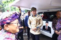 Menteri AHY Luncurkan Mobil Layanan Elektronik di Bali