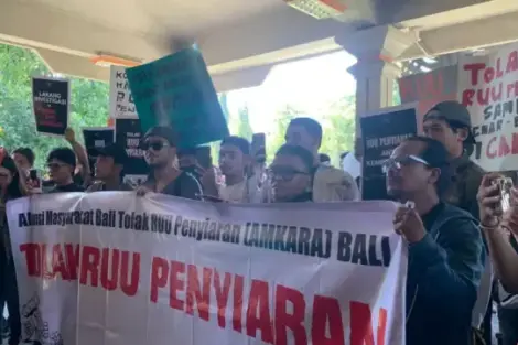 Aliansi Masyarakat Bali Menggugat! Kompak Tolak Revisi UU Penyiaran