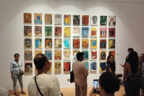 Suasana pembukaan Pameran Culmination "Puncak", Jumat (10/5/2024). (Foto/nan)