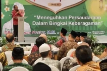 Hadiri Halal Bihalal, Wayan Koster Minta Umat Jaga Kerukunan