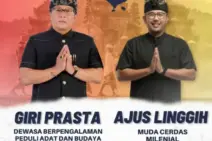 Pamflet Duet Giri Prasta-Ajus Linggih Beredar, Bursa Pilgub Bali Makin Hangat?