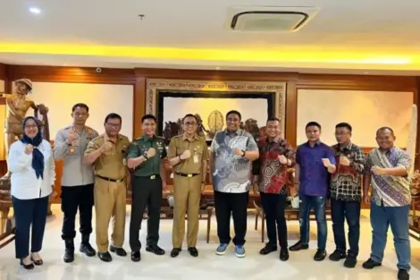 Kabupaten Maros studi tiru ke Pemkot Denpasar untuk wujud Kota Layak Anak. (Foto/ist)