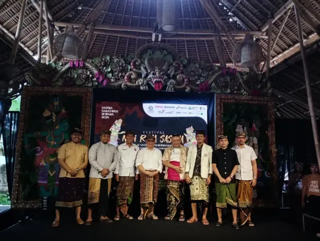 Festival Niti Raja Sasana memasuki hari kedua penyelenggaraan, Minggu (21/7/2024). Salah satu agenda yang digelar adalah diskusi bertema "Anak Muda Bali Bersuara". (Foto/nan)