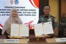 Kanwil DJP Bali dan KODAM IX/Udayana Tandatangani Kerja Sama, Sinergi Pengumpulan Data Lapangan Perpajakan Berkualitas