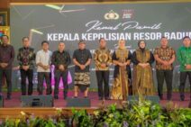 Bupati Giri Prasta Hadiri Kenal Pamit Kapolres Badung