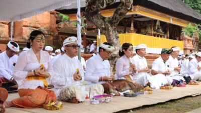 Jelang Pelantikan, Jaya Negara dan Arya Wibawa Ikuti Prosesi Majaya-Jaya