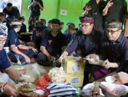 Lestarikan Tradisi dan Budaya Bali, Walikota Jaya Negara hadiri Lomba Ngelawar dan Gebogan Banjar Geladag