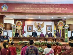 Rapat Paripurna Ke-9 DPRD Provinsi Bali, Dukung Penuh Kebijakan Gubernur Bali