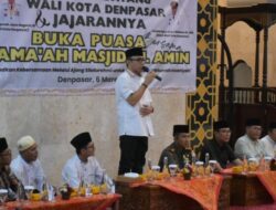 Wujud Silaturahmi Jaga Toleransi Umat Beragama,  Walikota Jaya Negara Hadiri Buka Puasa Bersama di Masjid Masjid Al-Amin Prajaraksaka 