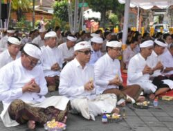 Rangkaian Nyepi Caka 1947, Pemkot Denpasar Gelar Tawur Agung Tilem Kesanga di Kawasan Catus Pata Patung Catur Muka