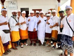 Sekda Alit Wiradana Hadiri Pemelaspasan Balai Bendega Kelompok Nelayan Mina Sari Asih Sanur