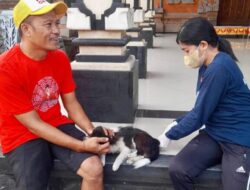 Optimalisasi Pencegahan, Distan Denpasar Rutin Gelar Vaksinasi Rabies Door To Door