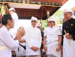 Wagub Bali dan Walikota Denpasar Hadiri Upacara Pemelaspasan Pura Telaga Waja, Pura Kahyangan Badung, Desa Adat Denpasar