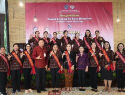 Ny. Antari Jaya Negara Resmi Kukuhkan Ketua Harian Bunda Literasi dan 47 Bunda Literasi Kecamatan dan Desa/Kelurahan se-Kota Denpasar