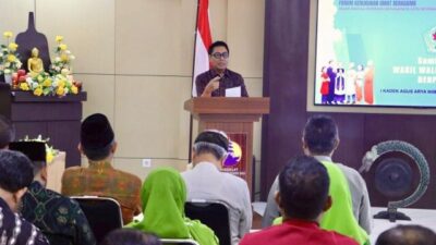 buka gelaran sosialisasi modernisasi beragama, wawali arya wibawa ajak perkuat kerukunan umat