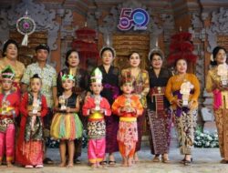 Bunda PAUD Ny. Antari Jaya Negara Hadiri Puncak HUT ke 50 TK Dharma Putra