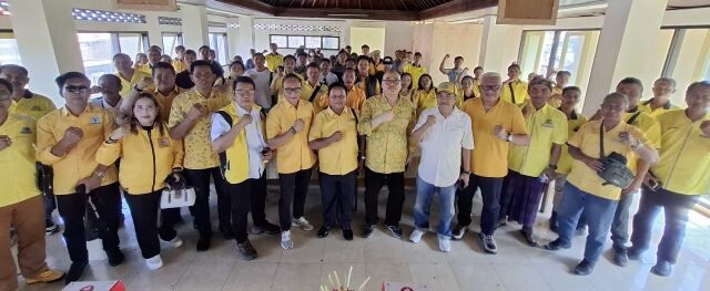 dikpol golkar gianyar, sugawa korry golkar pemberi solusi