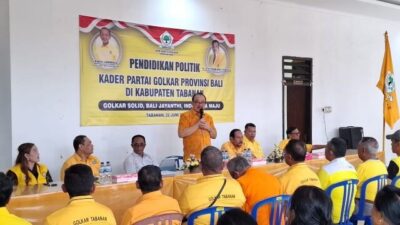 golkar tabanan perkuat barisan lewat pendidikan politik