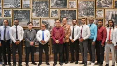walikota jaya negara terima kunjungan delegasi shaviyani atoli council, maldives