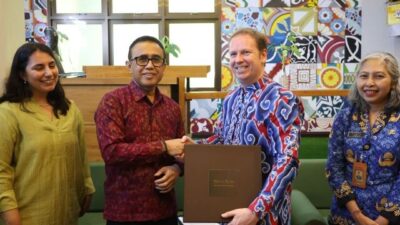 walikota jaya negara terima kunjungan wakil dubes inggris matthew downing