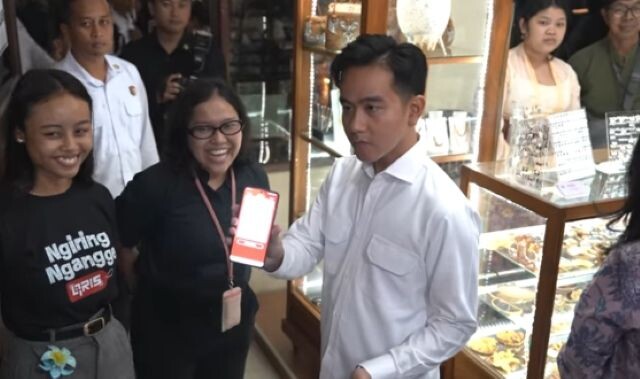 wapres gibran dukung edukasi qris di pekan kesenian bali