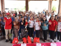 TP. PKK Kota Denpasar  Serahkan PMT bagi 225 Lansia, Ibu Hamil, dan Balita